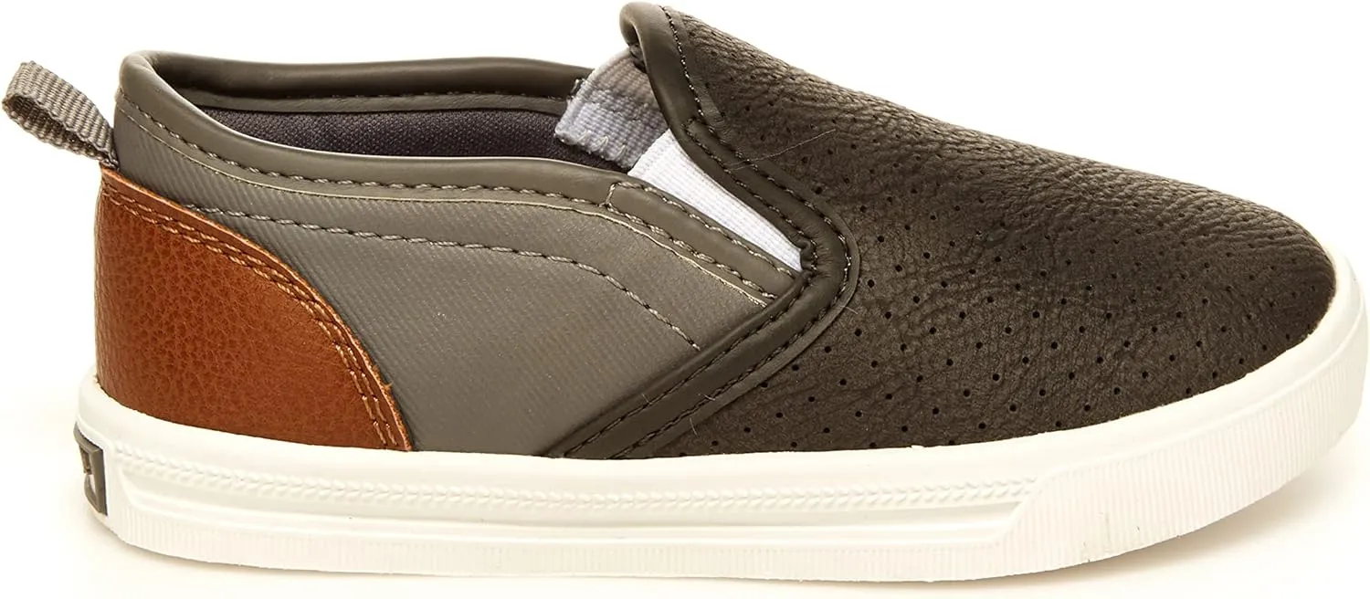 OSHKOSH B'GOSH Boy's Qiano Slip-On Sneaker