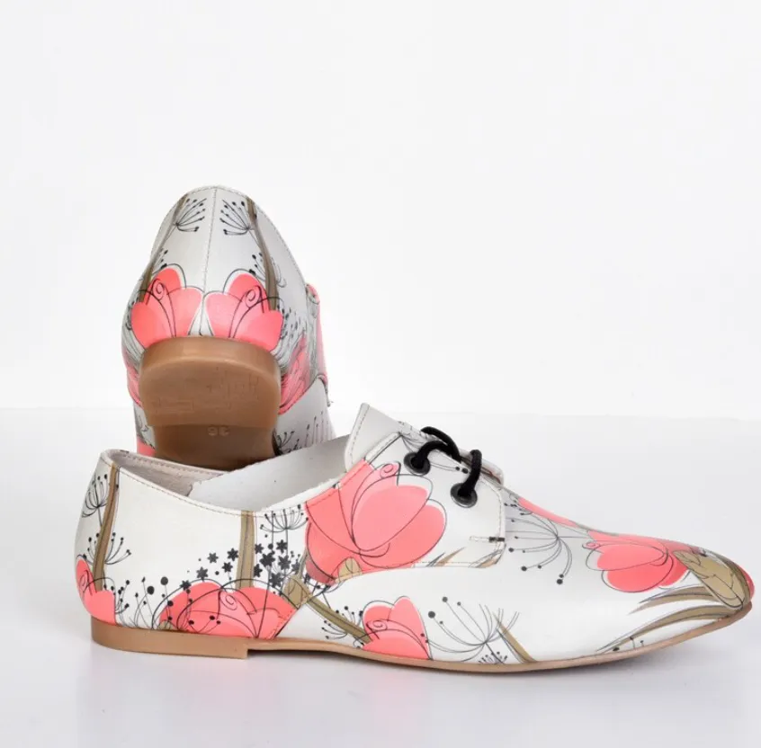 Oxford Cats Pattern Daily Print Women Leather - Many Styles & Colours - Summer Breathable Flats Shoes Mesh New Season 2021 Fashion Lace-up.