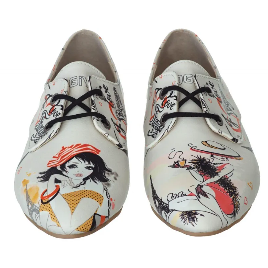 Oxford Cats Pattern Daily Print Women Leather - Many Styles & Colours - Summer Breathable Flats Shoes Mesh New Season 2021 Fashion Lace-up.