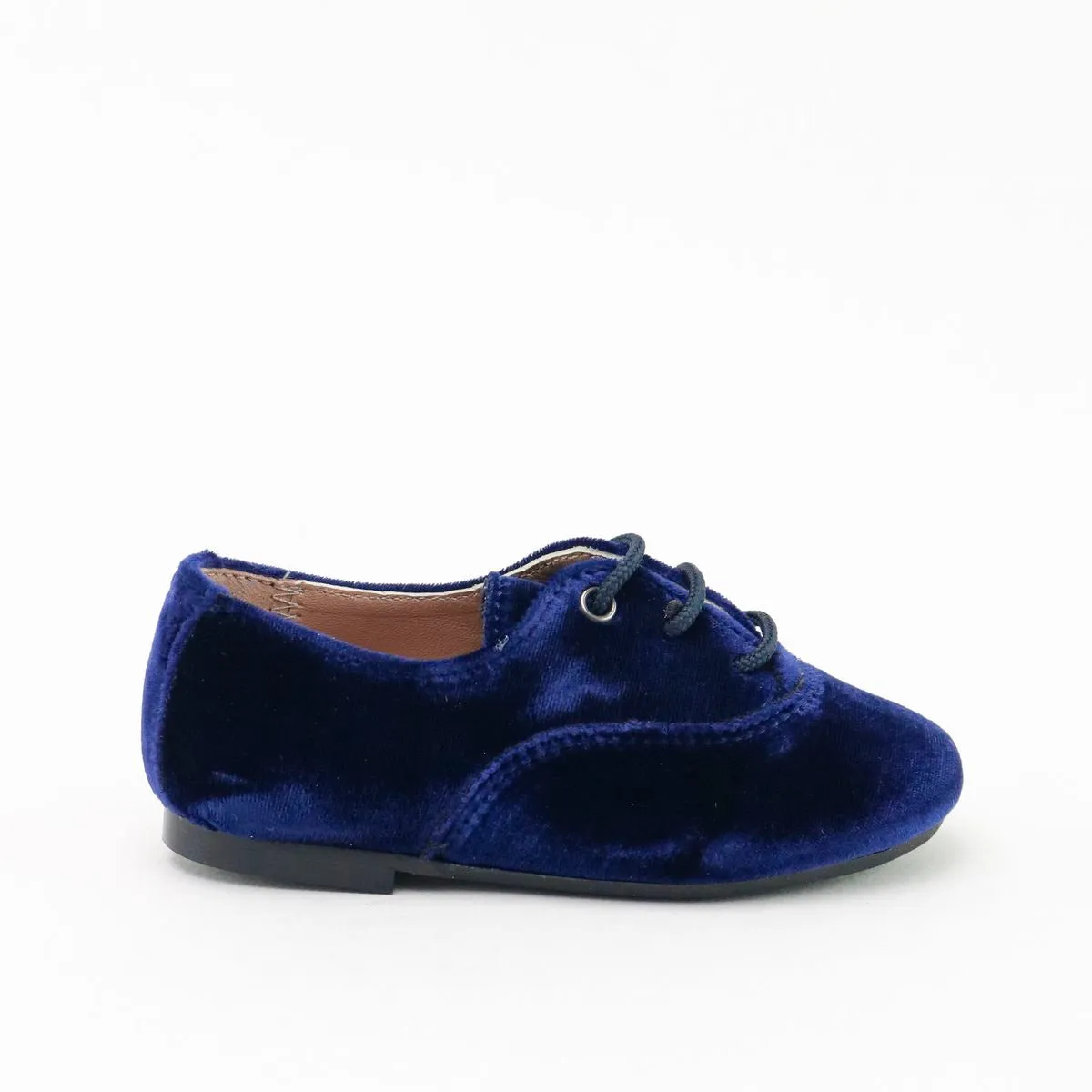 Papanatas Blue Navy Velvet Oxford
