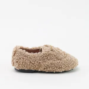 Papanatas Taupe Sherpa Oxford