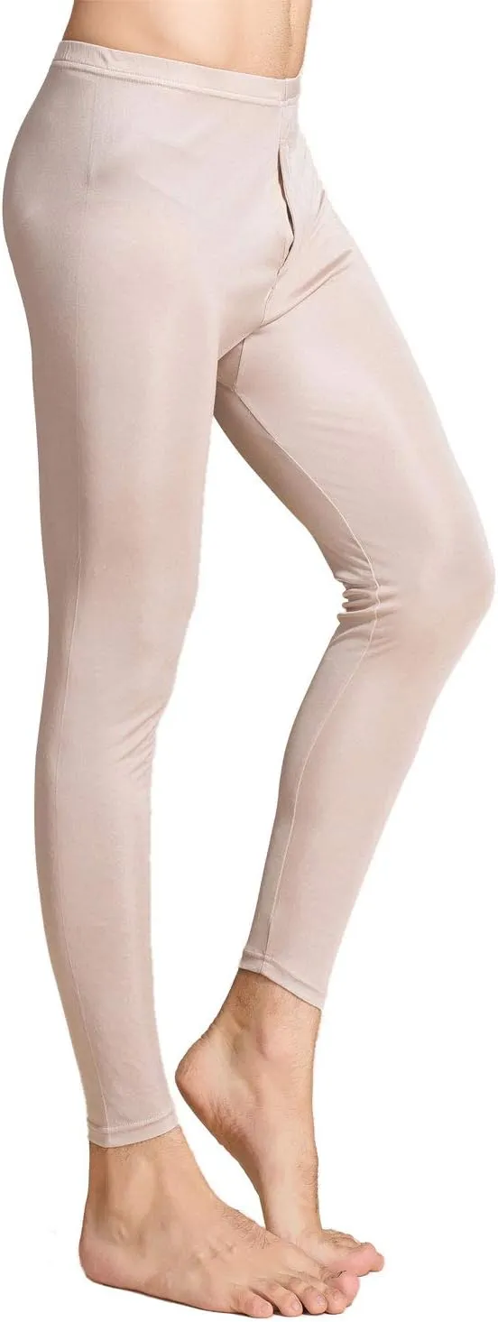 Paradise Silk Pure Silk Jersey Knit Men Long Johns Bottom Only US S M L