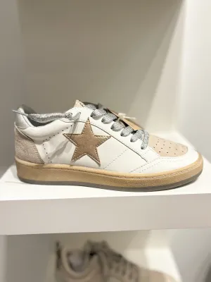 Paz Light Gold Tennis Shoes
