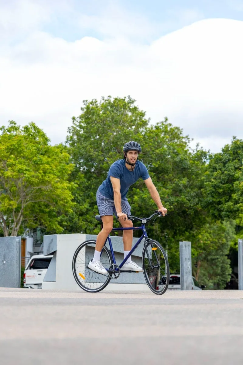 Pedal Messenger 3 Berlin Flat Bar Road Bike Midnight Blue