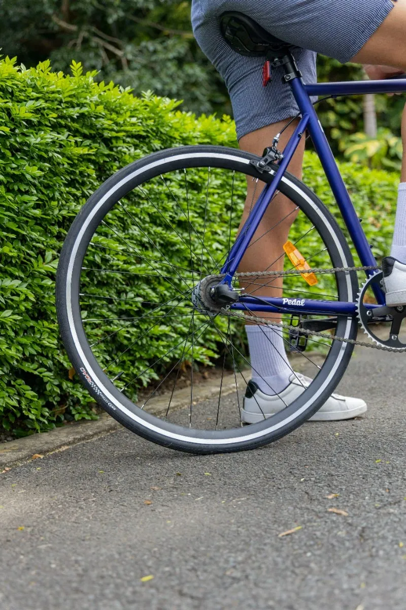 Pedal Messenger 3 Berlin Flat Bar Road Bike Midnight Blue
