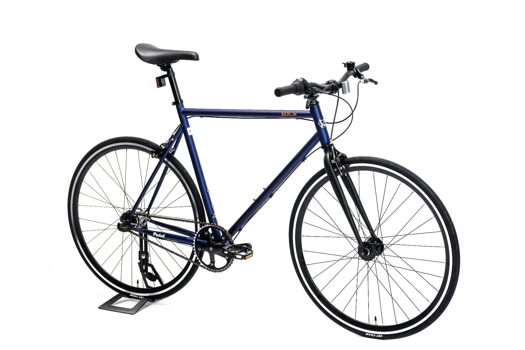 Pedal Messenger 3 Berlin Flat Bar Road Bike Midnight Blue