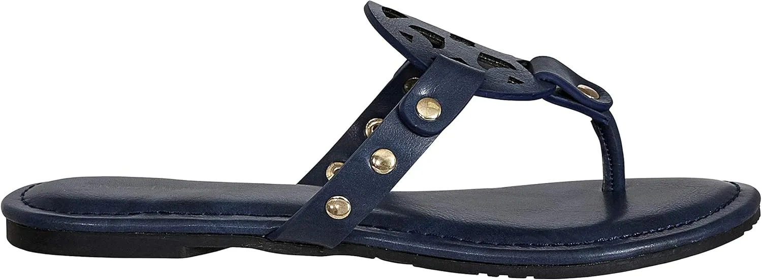 Pierre Dumas Women's Colored Flat Sandals
