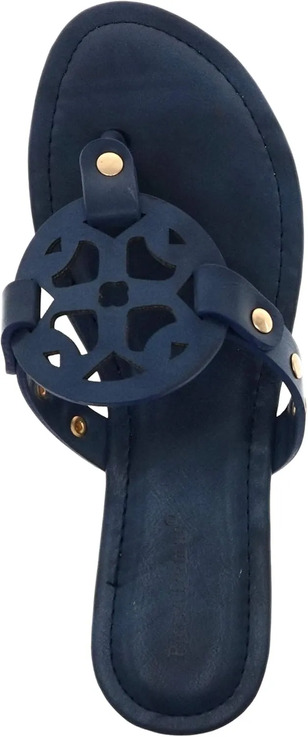 Pierre Dumas Women's Colored Flat Sandals