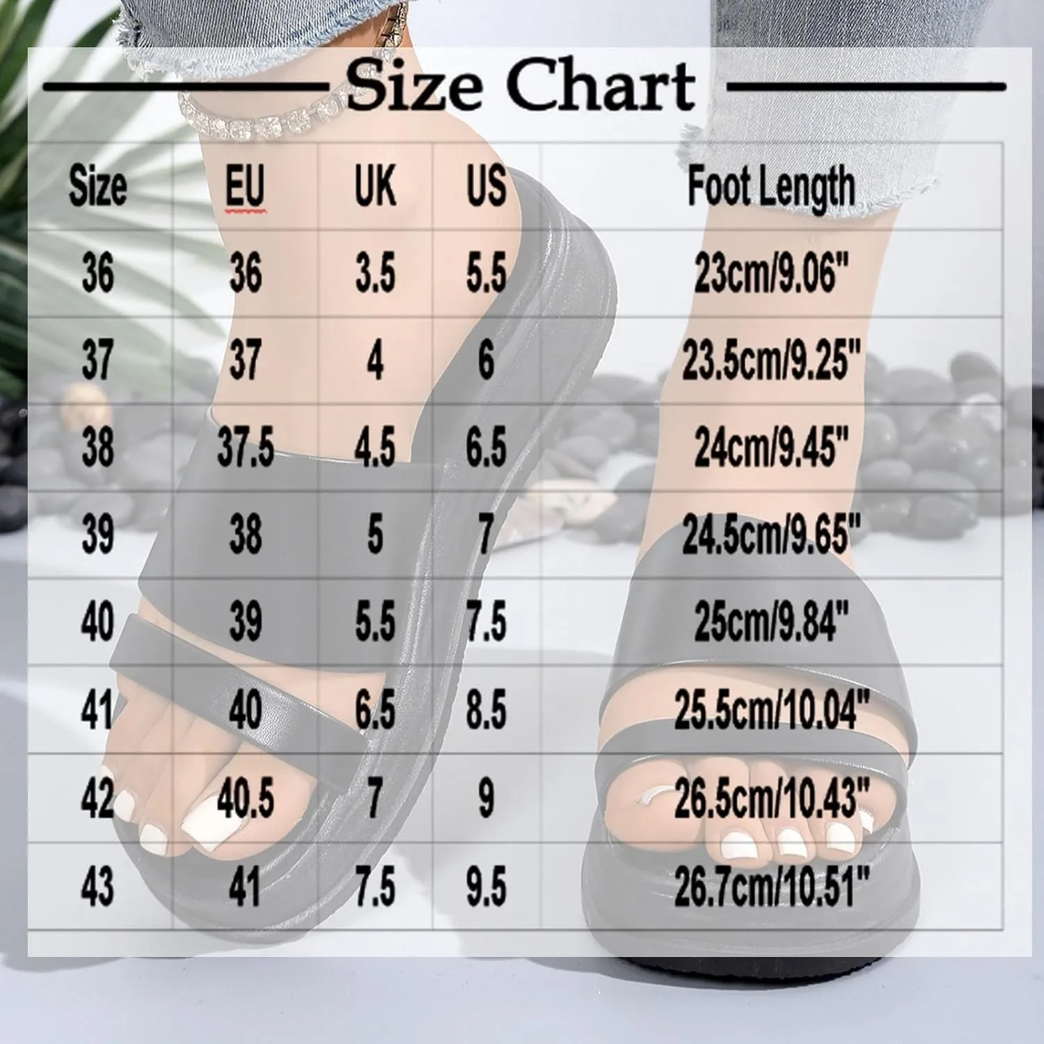 Platform Sandals Womens Summer Thick Sole Sandal Shoes Cute Lightweight Chunky Slides with Comfort Flatform Slides