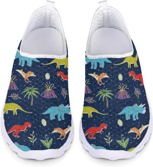 POLERO Water Shoes Fashion Shoes Lightweight Slip-On Shoes Flat Casual Walking Shoes for Women