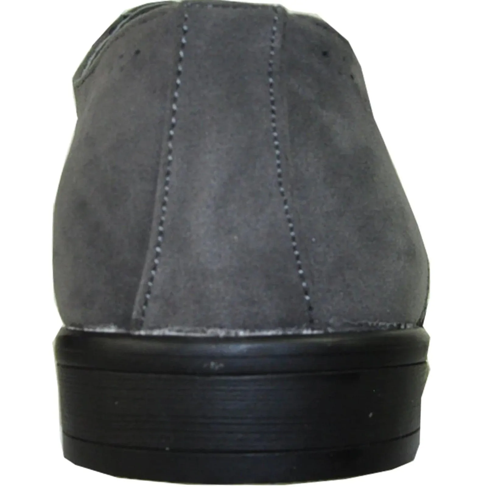 Polished Product Title: "Bravo Men's Grey Vegan Suede Wingtip Dress Shoe for Weddings & Proms"
