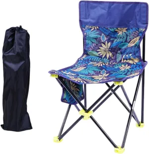 Portable Folding Camping Chair Outdoor Folding Fishing Chair Comfortable Seats for Outdoor Activity and Picnics