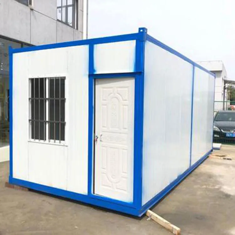Prefabricated mobile flat pack container house