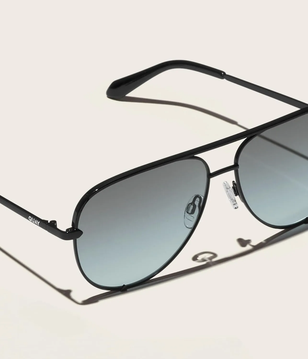 Quay - Sunglasses for Men & Women, Aviator Lenses with UV Protection, Oversized Sunglasses