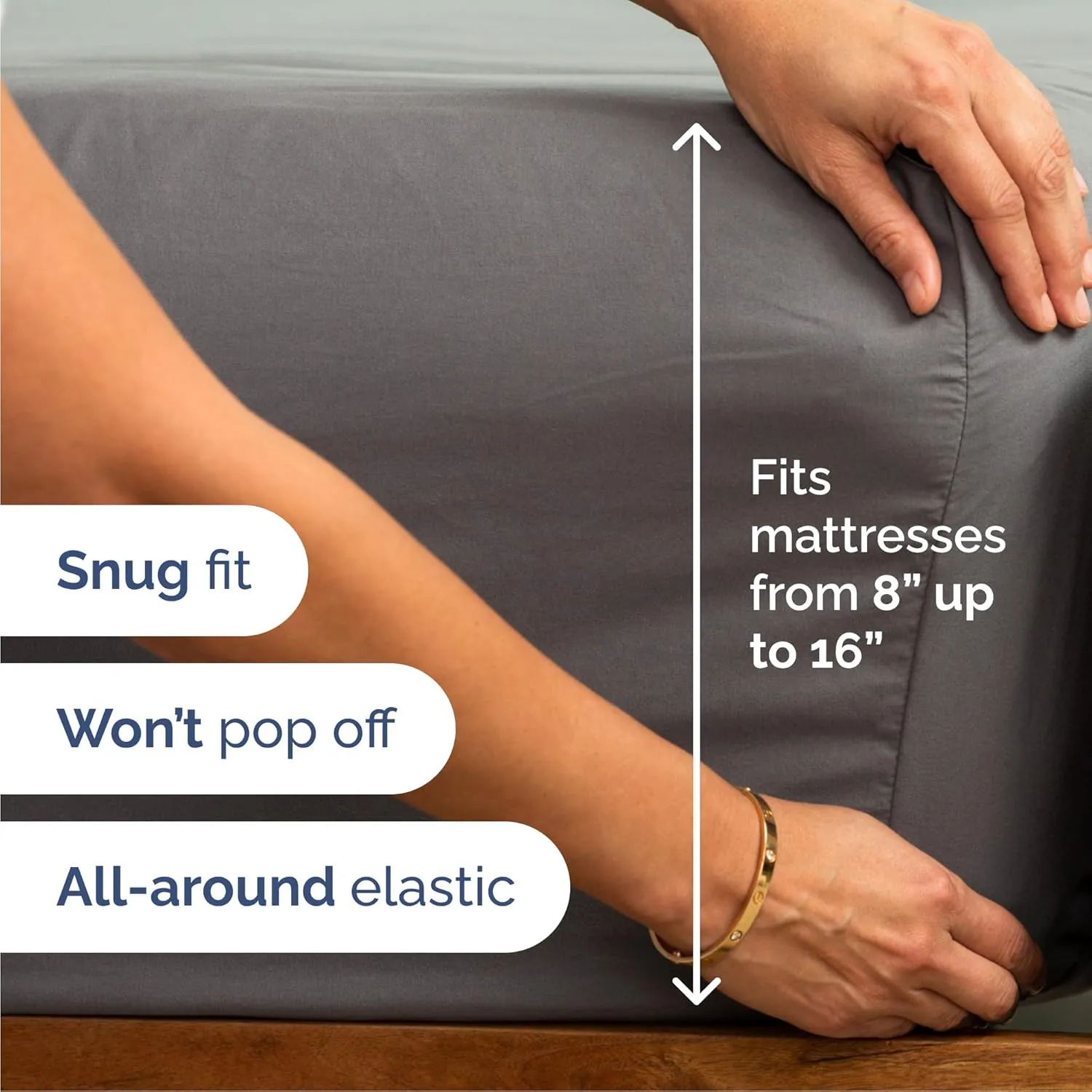 Queen 6 Piece Sheet Set - Comfy, Breathable & Cooling - Hotel Luxury Bedding for Women, Men, Kids & Teens - 1 Flat & 1 Fitted Sheet & 4 Pillowcases w/ Deep Pockets - Soft and Wrinkle Free - Dark Grey
