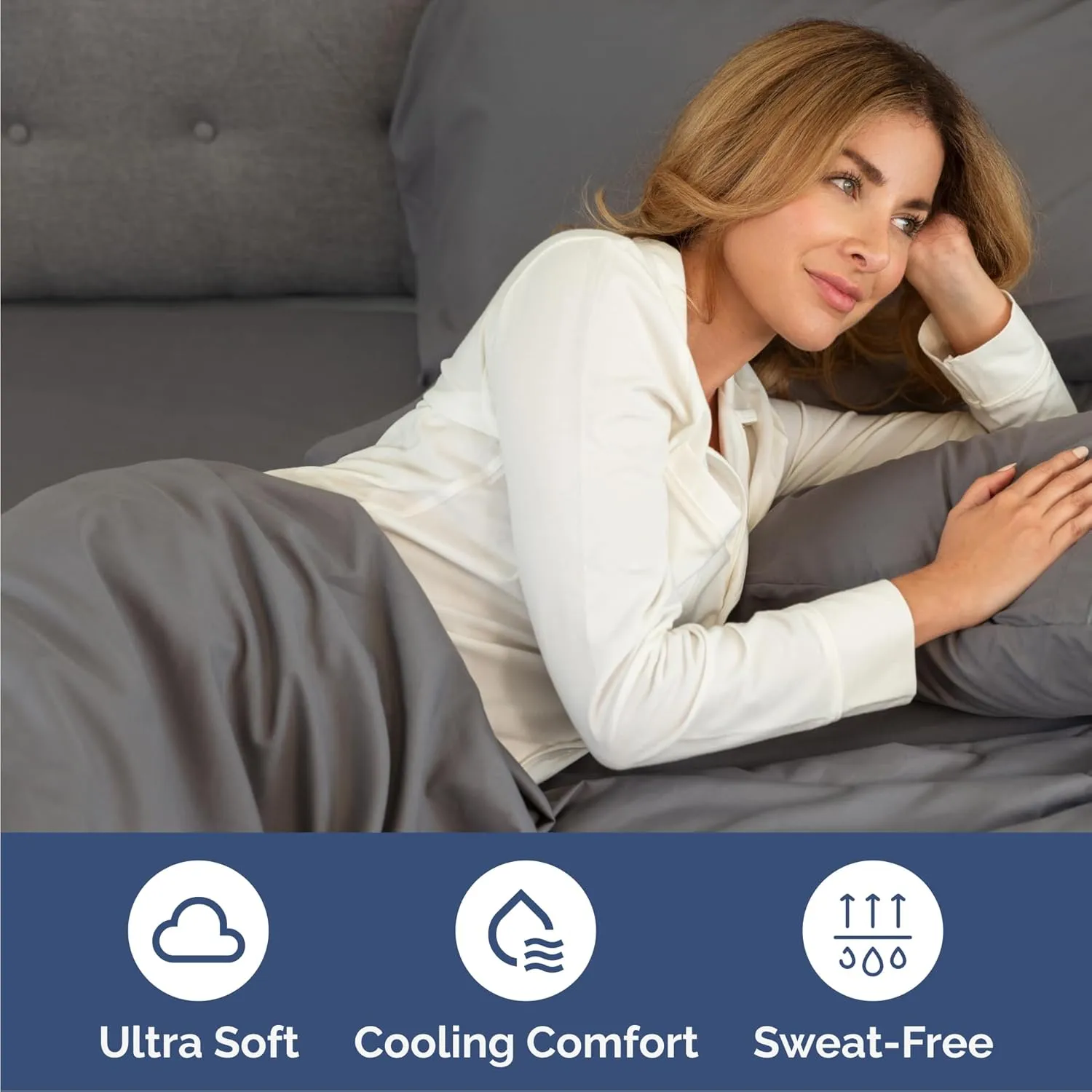 Queen 6 Piece Sheet Set - Comfy, Breathable & Cooling - Hotel Luxury Bedding for Women, Men, Kids & Teens - 1 Flat & 1 Fitted Sheet & 4 Pillowcases w/ Deep Pockets - Soft and Wrinkle Free - Dark Grey