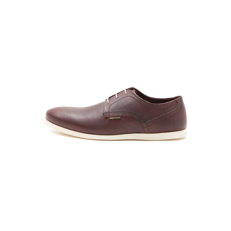 RedTape Men Bordo Derby Shoes