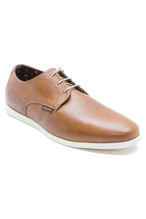 RedTape Men Bordo Derby Shoes