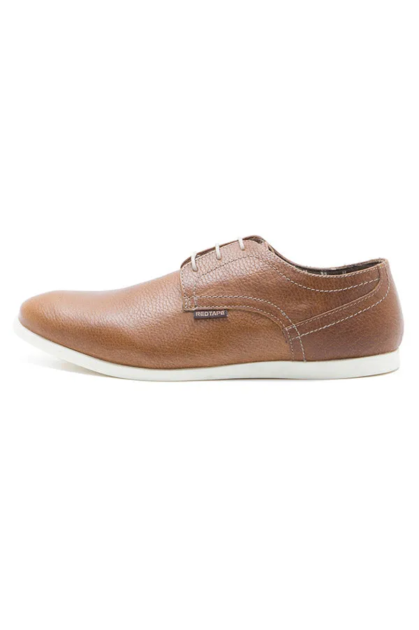 RedTape Men Bordo Derby Shoes
