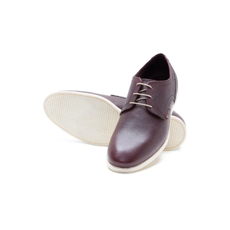 RedTape Men Bordo Derby Shoes