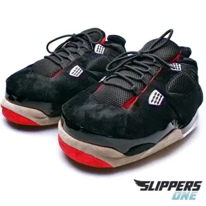 Retro 4 Bred Slippers