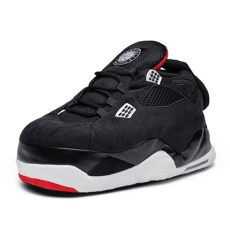 Retro 4 Bred Slippers