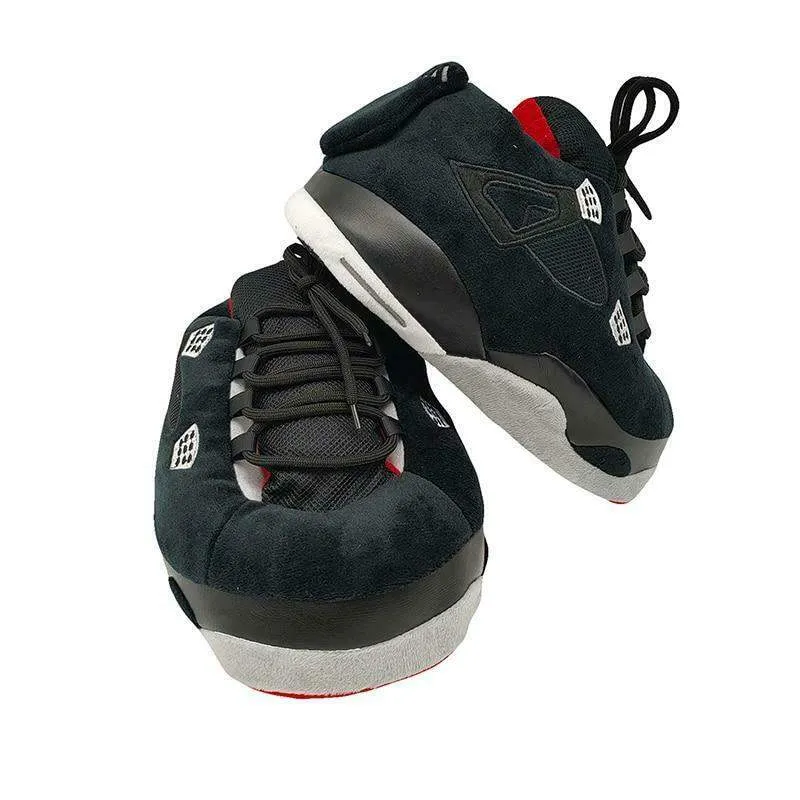 Retro 4 Bred Slippers