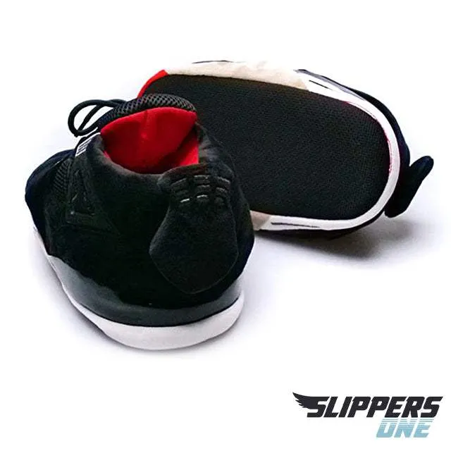 Retro 4 Bred Slippers