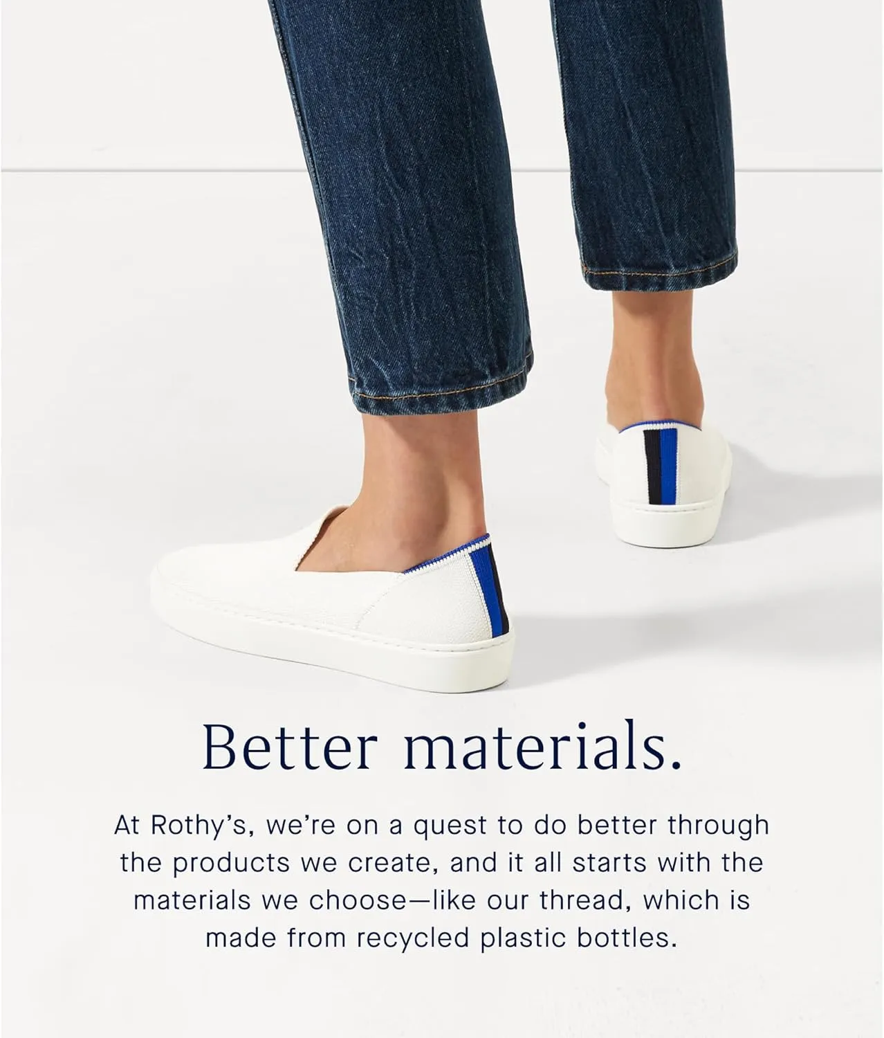 Rothy's The Original Slip On Sneaker, Women's Casual Fashion Shoes, Made from Recycled Plastic Bottles & Machine Washable