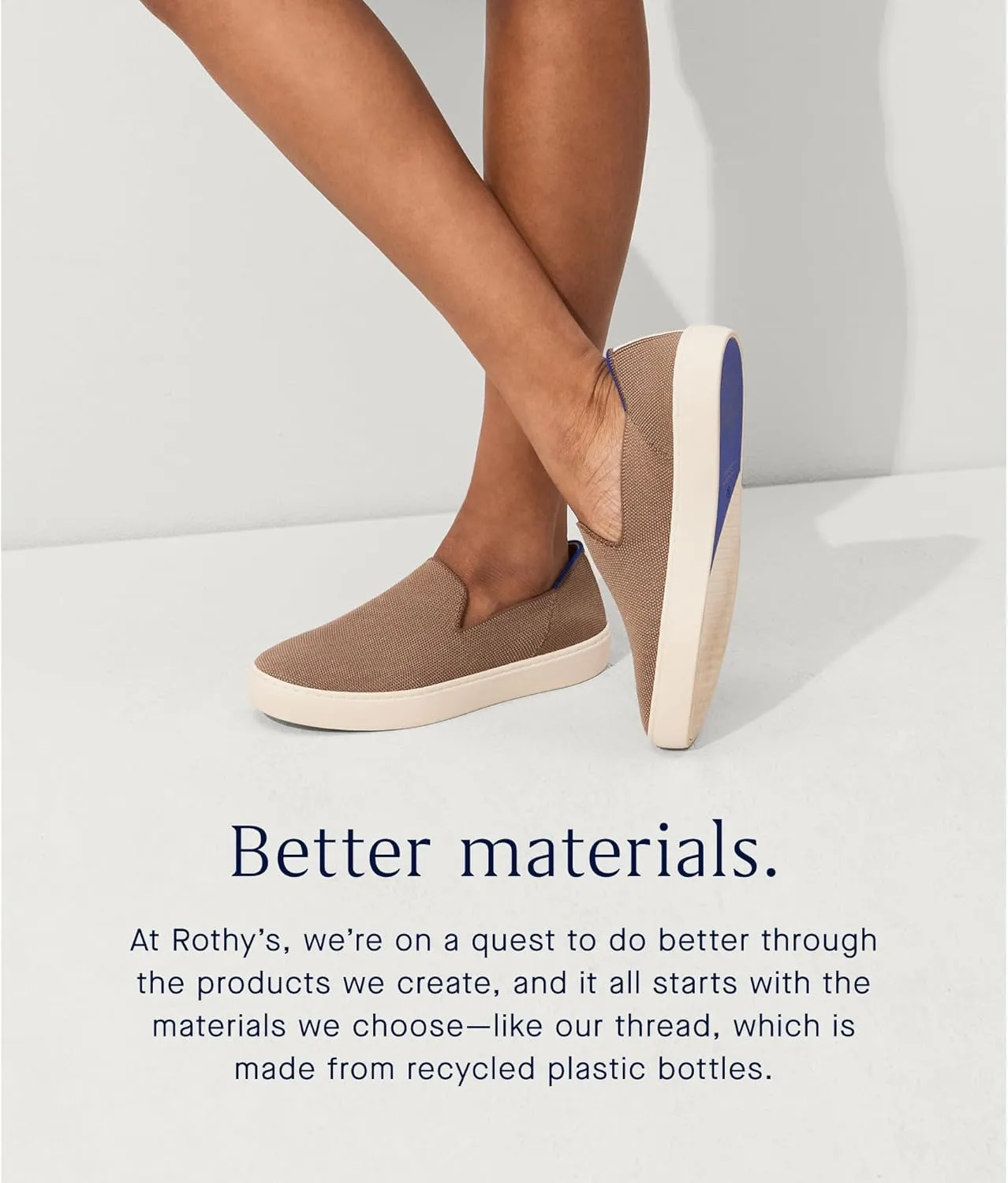Rothy's The Original Slip On Sneaker, Women's Casual Fashion Shoes, Made from Recycled Plastic Bottles & Machine Washable