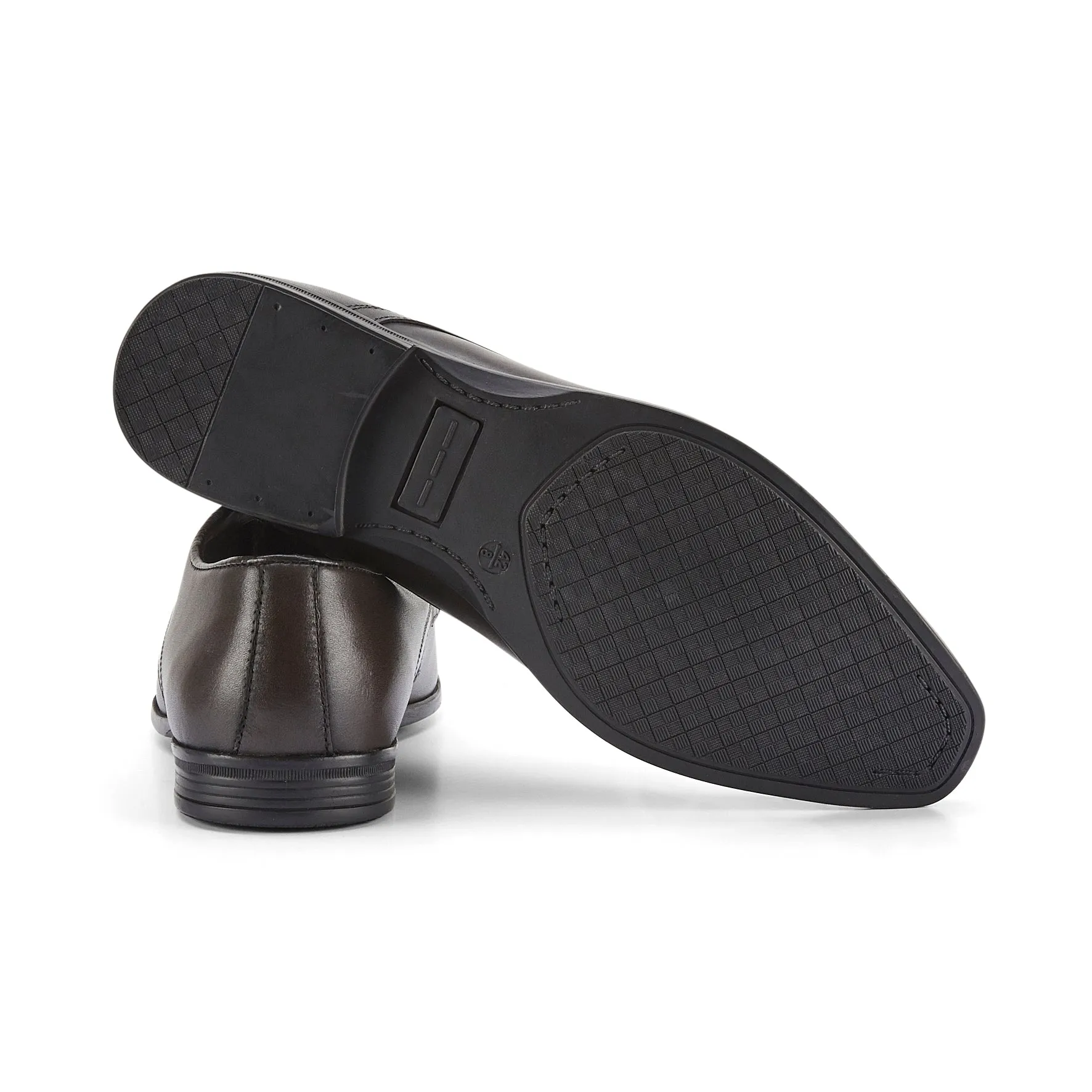 Rowley Leather Derby Shoes - Brown