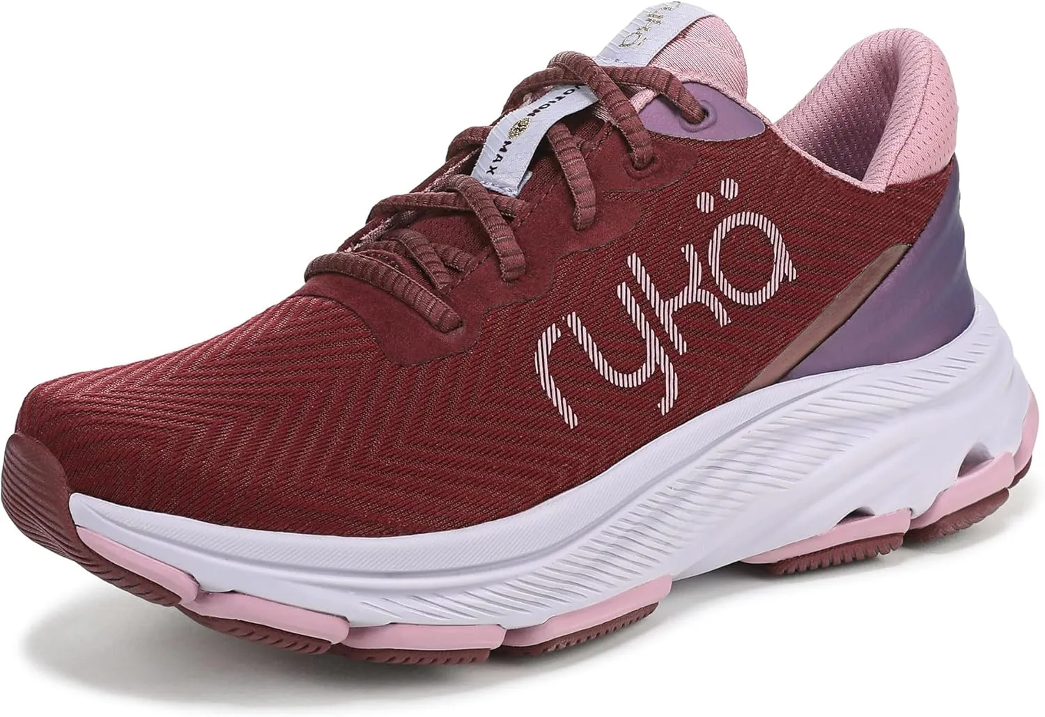 Ryka Womens Devotion X Max RS Walking Shoes Windsor Red Mesh Fabric 5 M