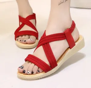 Sandals Comfortable Ladies Shoes Beach Gladiator
