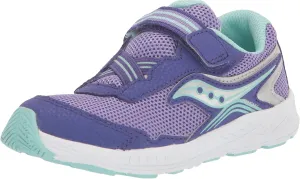 Saucony Ride 10 Jr Sneaker, Purple, 7 X-Wide US Unisex Little_Kid