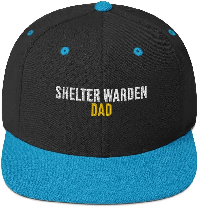 Shelter Warden Dad Hat (Embroidered Snapback Cap) Shelter Warden Apparel