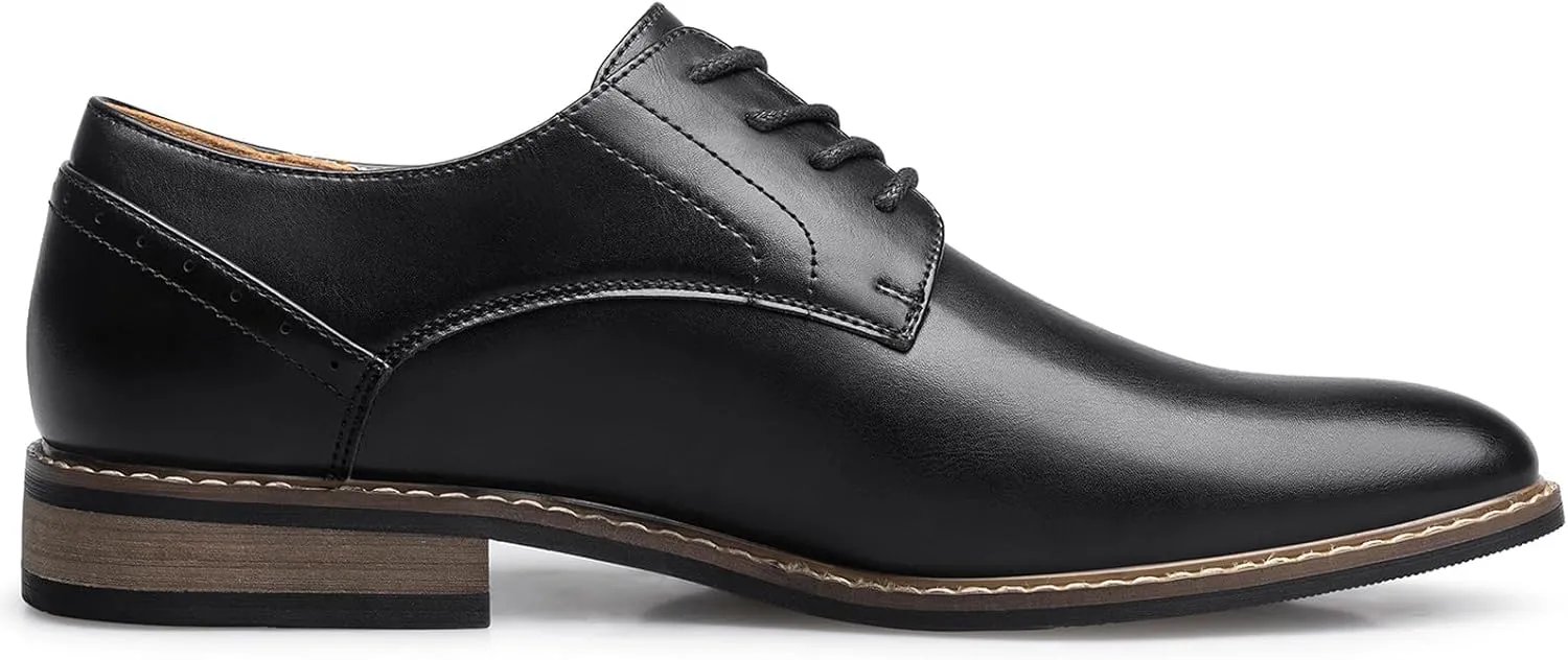 SILENTCARE Men's Oxford Formal Dress Shoes Business Comfortable Classic Lace Up Shoes