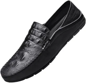 Simple Round Toe Loafer Shoes Flat Heel Comfortable Anti-Slip Prom Slip-on