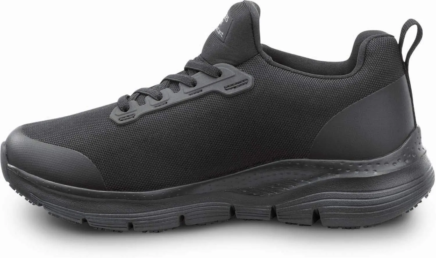 Skechers Arch Fit Work Leslie, Women's, Alloy Toe, Slip Resistant Low Athletic Slip On Work Shoe