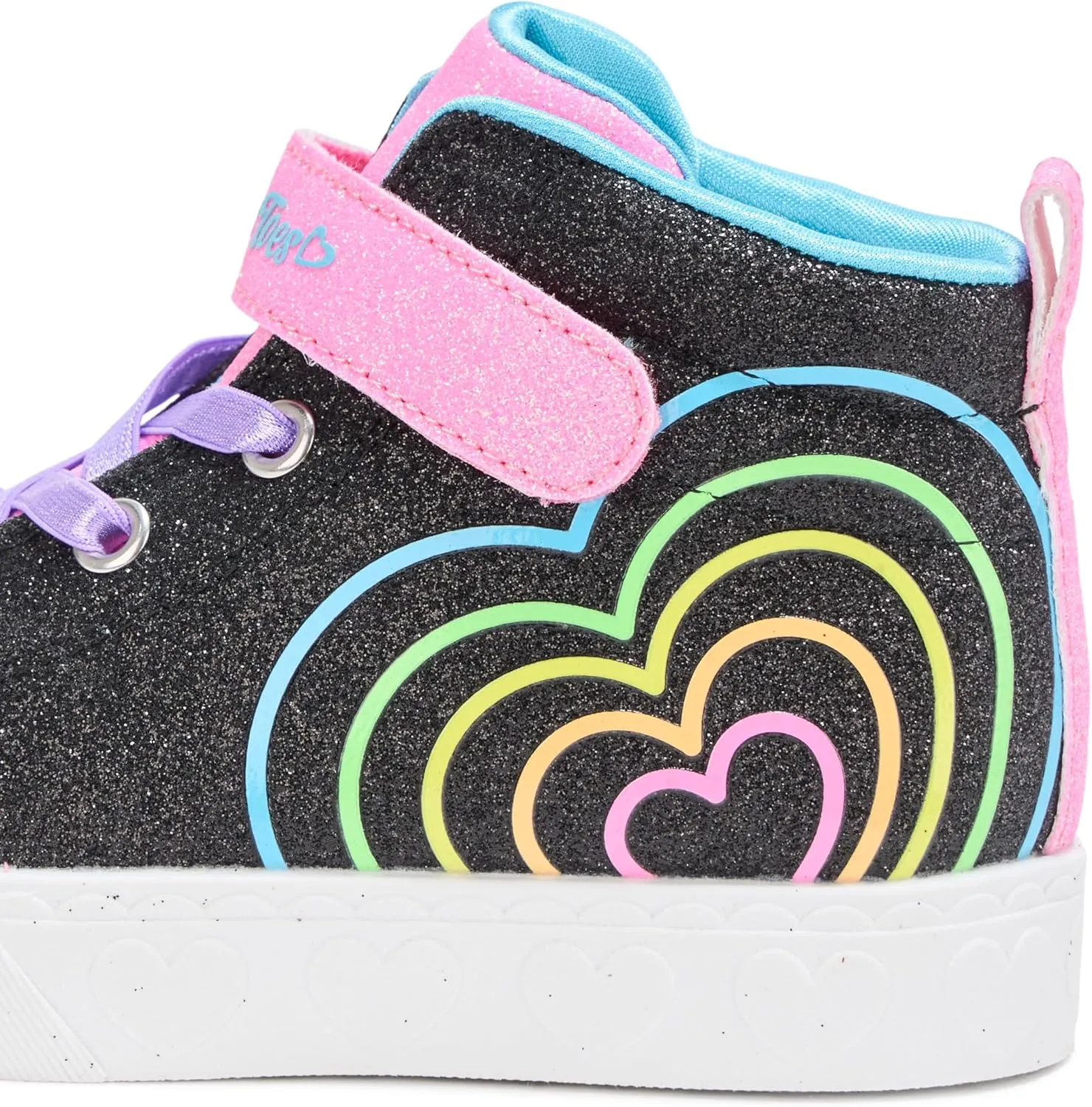 SKECHERS Girl's Steps-Heart Glow Sneaker