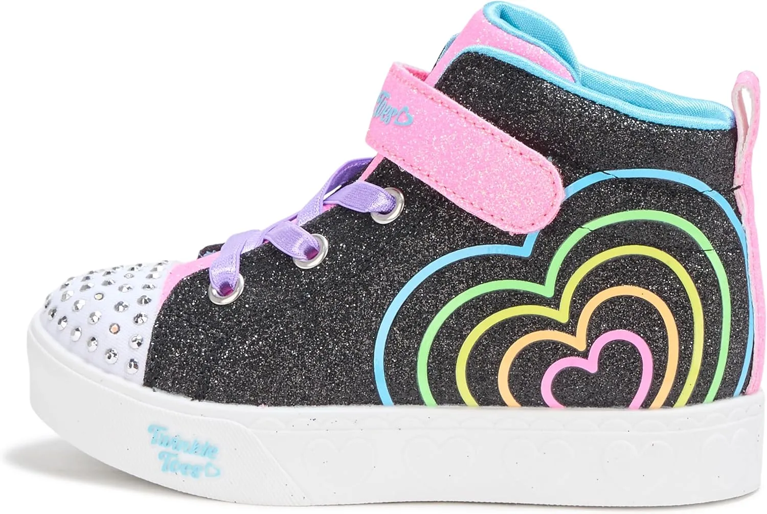 SKECHERS Girl's Steps-Heart Glow Sneaker