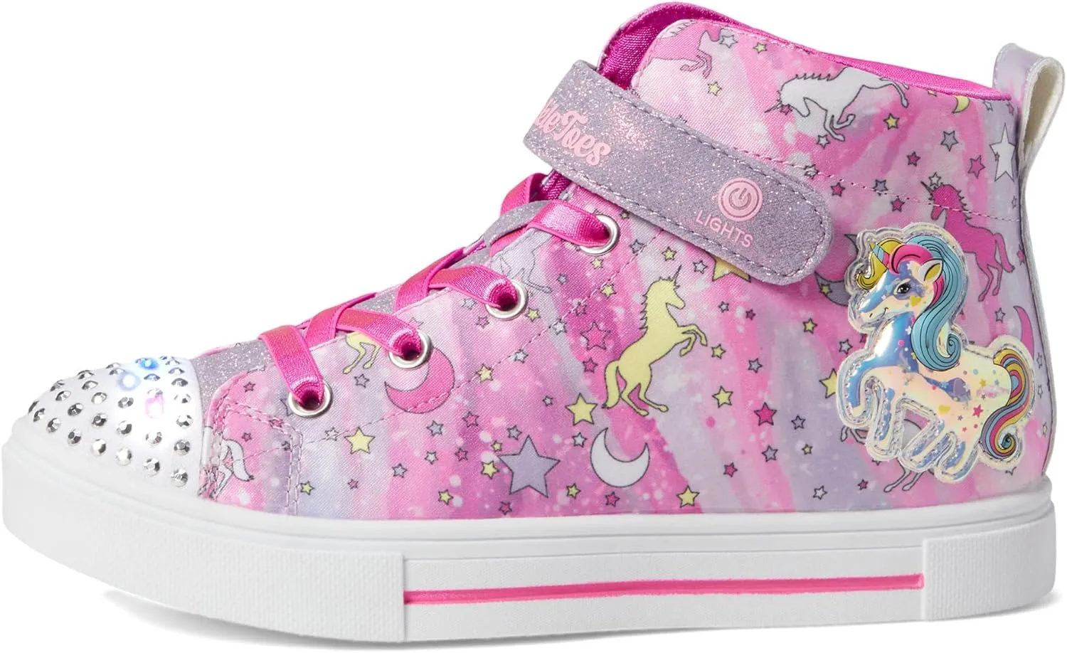 Skechers Unisex-Child Toes Twinkle Sparks-Unicorn Dayd Sneaker