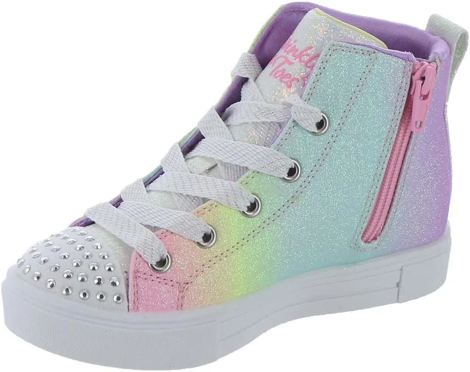 Skechers Unisex-Child Toes Twinkle Sparks-Wing Charm Sneaker