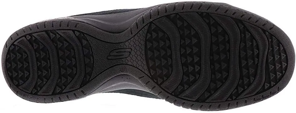 Skechers Womens Commute Carpool Heathered Deco Stitch Mule