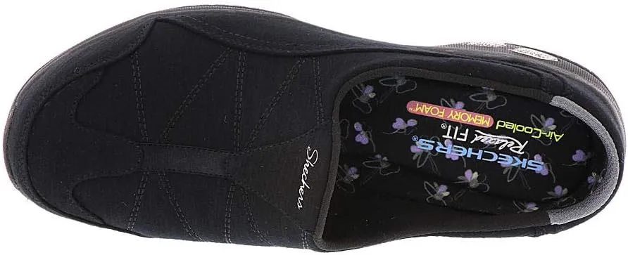 Skechers Womens Commute Carpool Heathered Deco Stitch Mule
