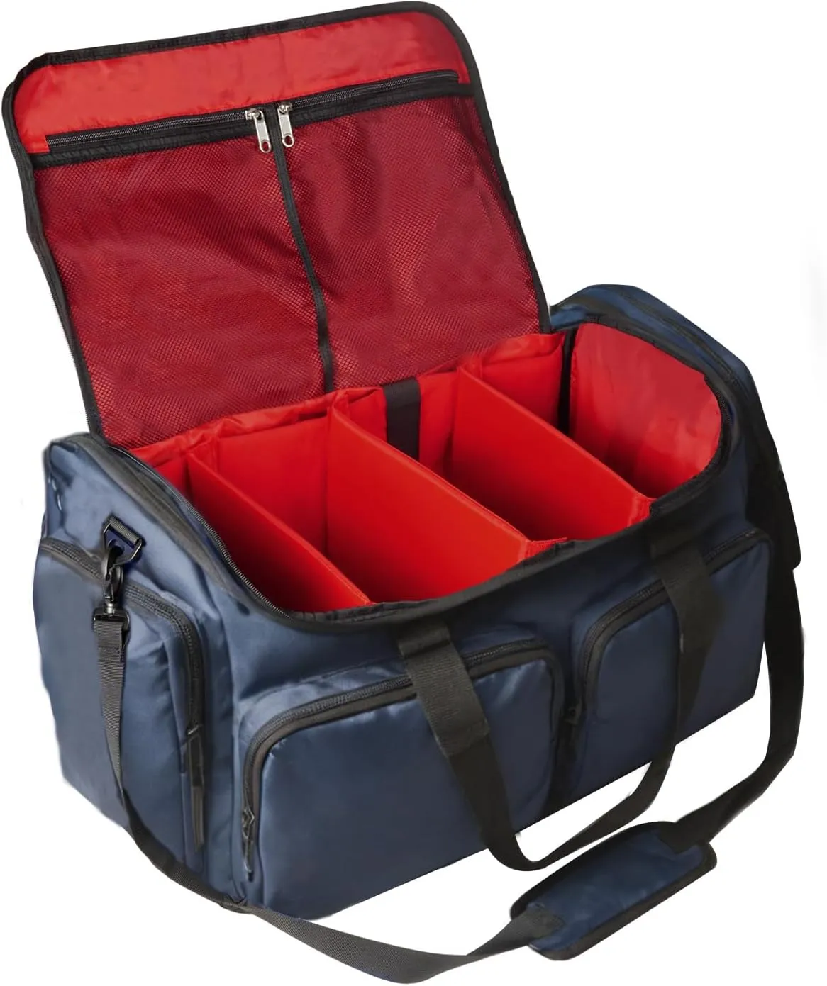 Sneaker Bag for Travel/Gym bag/suitcase bag with 3 adjustable dividers, suitable for 4 pairs of trainers travel bag, Athletic Shoes Carrier Heavy Duty Traveling Accessories (NAVY), HBG001