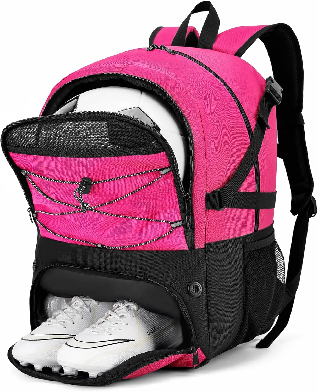 Soccer Backpack with Ball Holder &Soccer bag With Shoe Compartment, Water-Resistant Sports Bag for Soccer, Basketball, Football, Volleyball