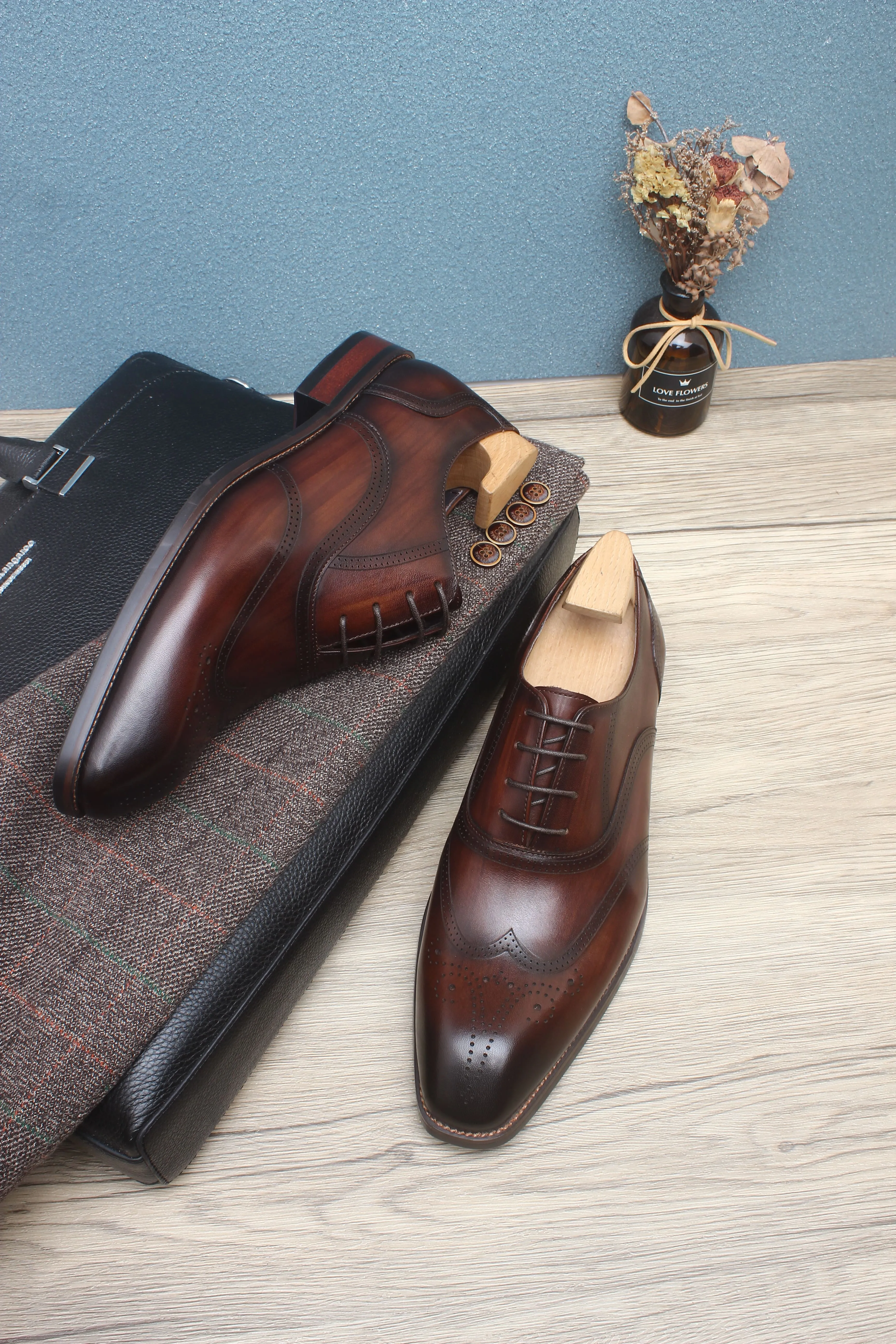 Sovereign Brown Leather Oxford