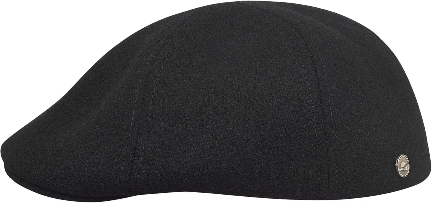 Sterkowski Rusty Duckbill Cap | Wool Flat Cap for Men and Women | Warm 6 Panels Scally Cap