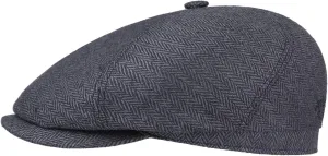 Stetson Milner Silk Flat Cap Women/Men | Made in The EU