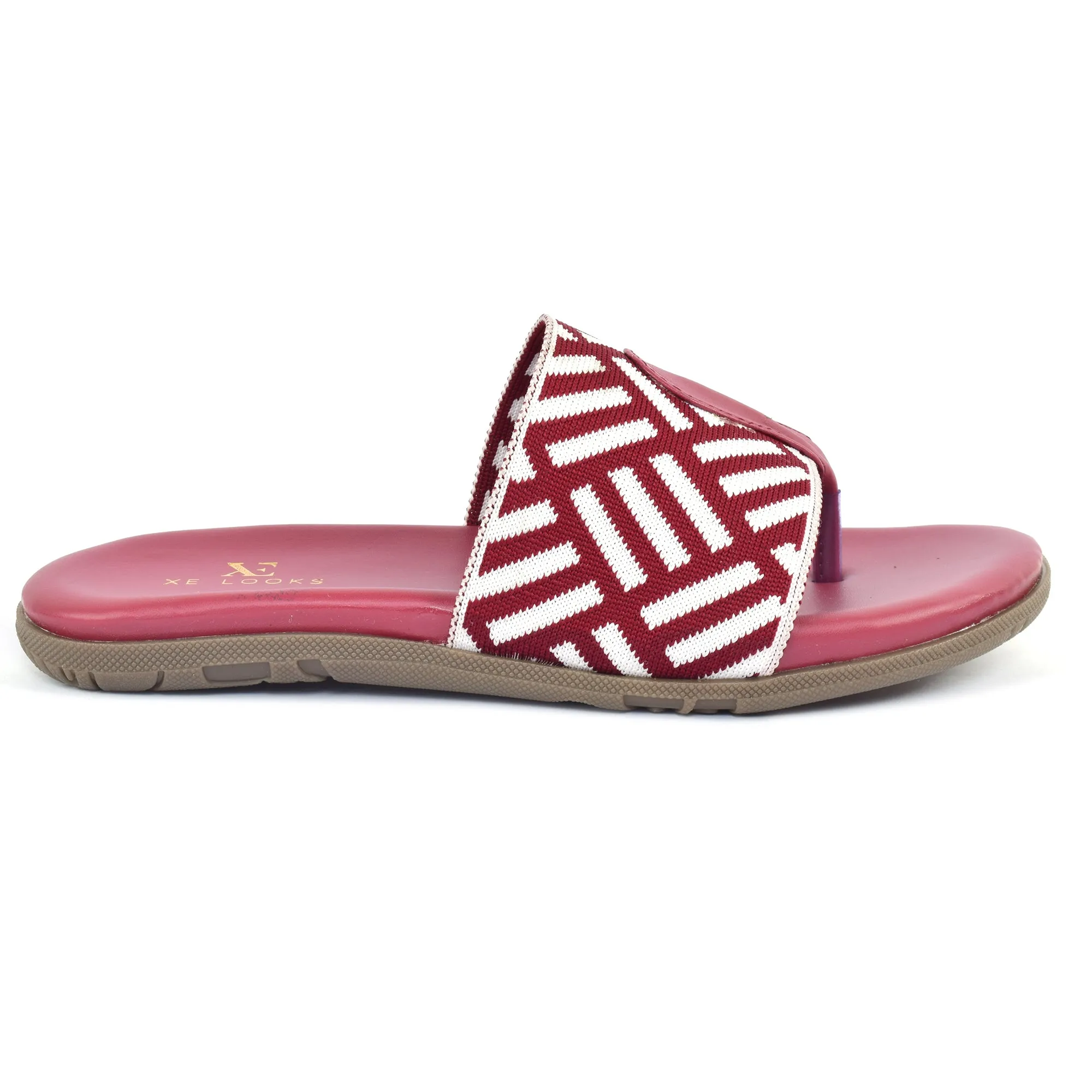 Stylish Pattern Design Soft & Comfortable Arba Flat Slippers